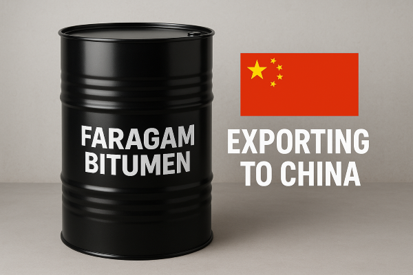 Exporting Bitumen to China by Faragam Bitumen 